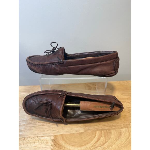 Cole Haan Brown Leather Driving Moccasin Size 9 M JL